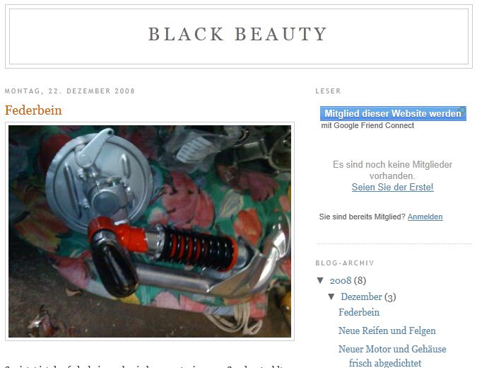 Black Beauty - Vespa V50 Spezial Restoration