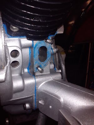 Vespa Motor Reassembly Intake Manifold