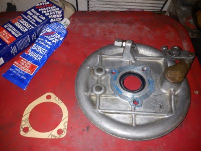 Vespa Motor Reassembly Break Anchor Plate