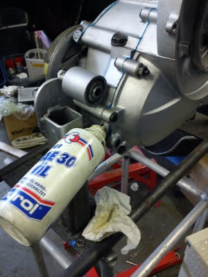 Vespa Motor Reassembly Transmission Fluid