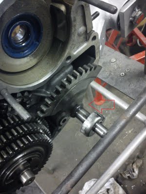 Vespa Motor Reassembly Kickstarter