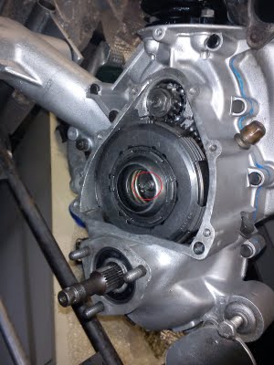Vespa Motor Reassembly Clutch