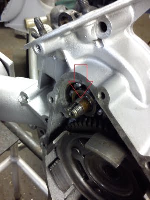Vespa Motor Reassembly Crank Shaft