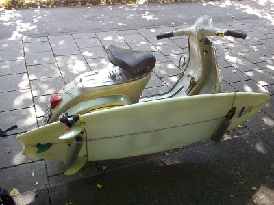 Vespa Surfboard Rack