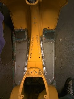 Vespa Grind Down Floorboard