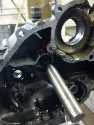 Vespa Motor Revision Remove Bearings