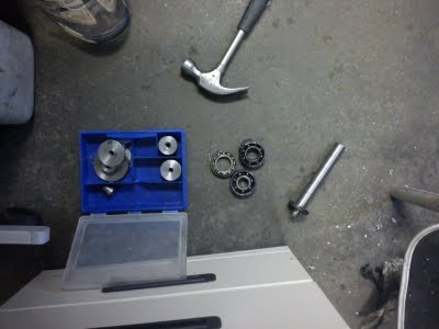 Vespa Motor Revision Remove Bearings