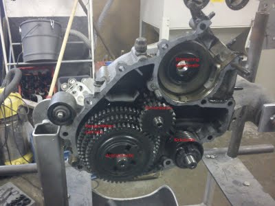 Vespa Motor Revision Split Engine Case