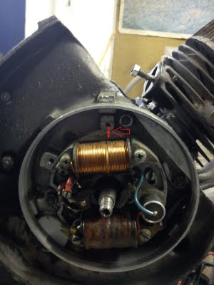Vespa Motor Revision Removing Stator
