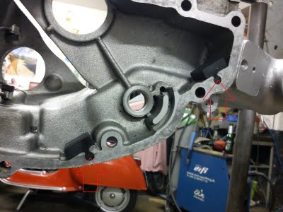Vespa Motor Reassembly Kickstart Rubbers