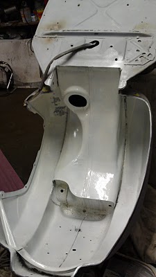 Vespa Radhaus lackieren